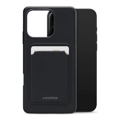 Mobilize Rubber Gelly Card Case Apple Iphone 16 Pro Max Matt Black - 123TelecomShop