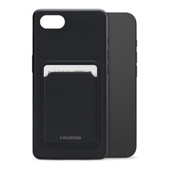 Mobilize Rubber Gelly Card Case Apple Iphone 16E Matt Black - 123TelecomShop