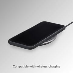 Mobilize Rubber Gelly Card Case Apple Iphone 17 Air Matt Black - 123TelecomShop