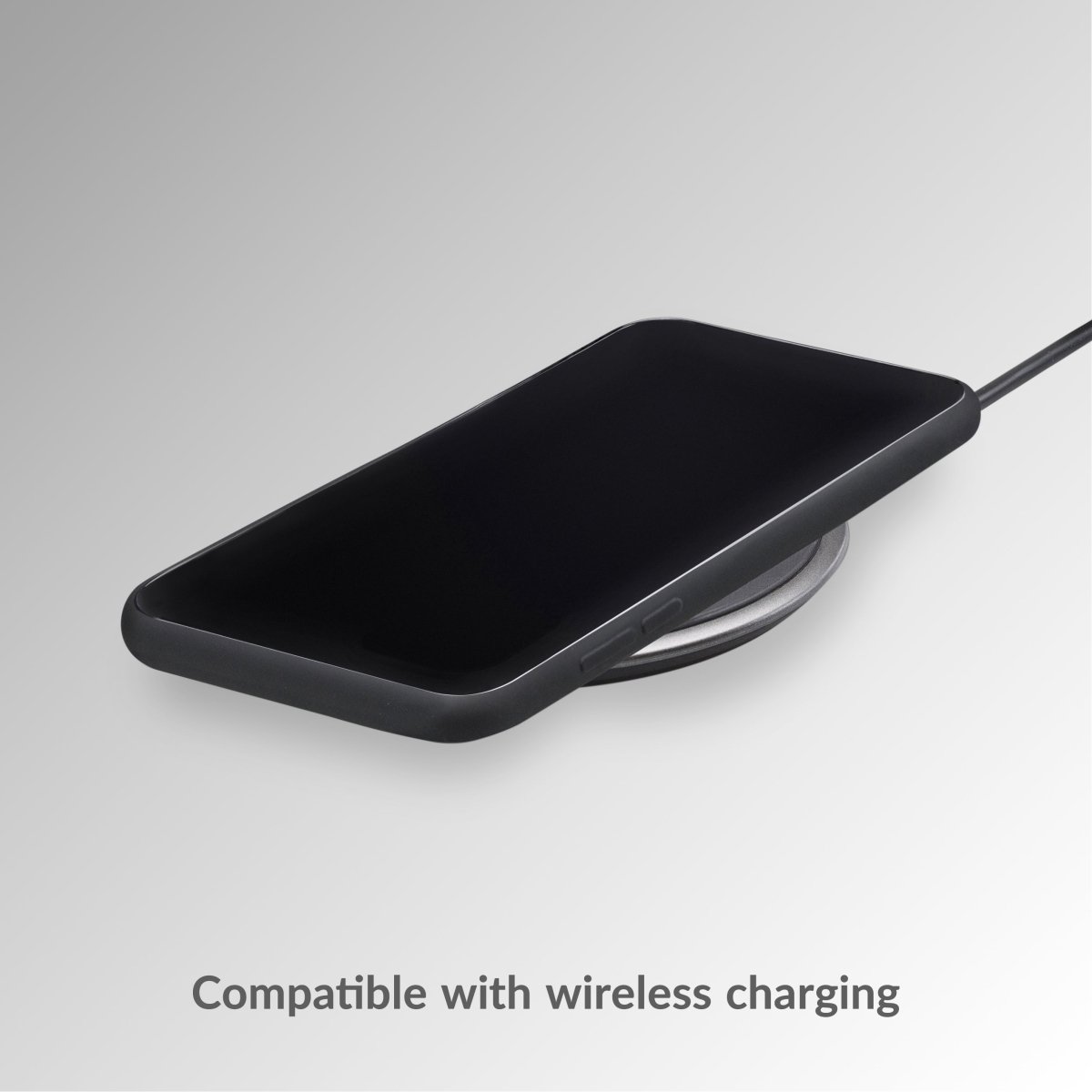 Mobilize Rubber Gelly Card Case Apple Iphone 17 Pro Matt Black - 123TelecomShop