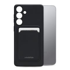 Mobilize Rubber Gelly Card Case Samsung Galaxy S25 5G Matt Black - 123TelecomShop
