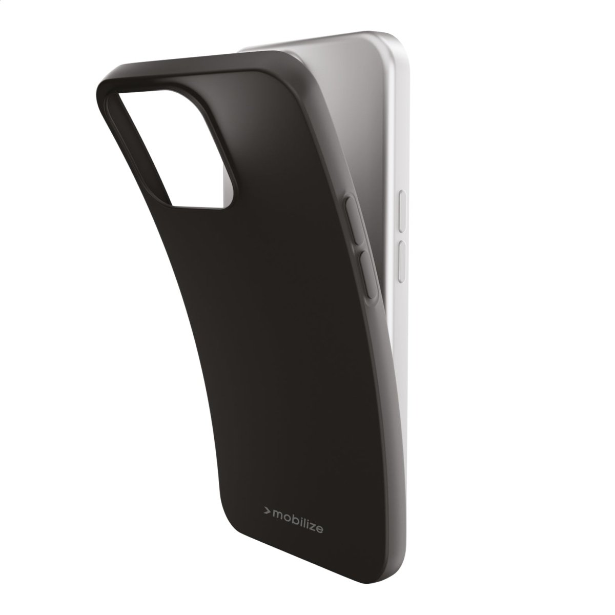Mobilize Rubber Gelly Case Apple Iphone 15 Pro Max Matt Black - 123TelecomShop
