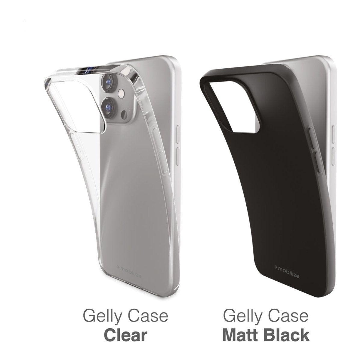 Mobilize Rubber Gelly Case Apple Iphone 16 Matt Black - 123TelecomShop