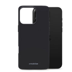 Mobilize Rubber Gelly Case Apple Iphone 16 Pro Matt Black - 123TelecomShop
