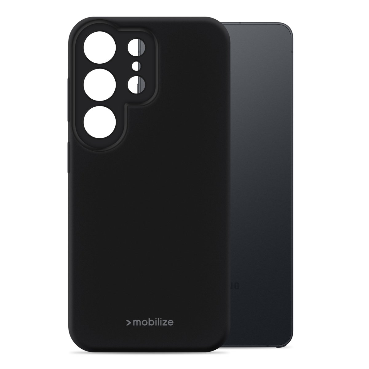 Mobilize Rubber Gelly Case Samsung Galaxy S26 Ultra 5G Matt Black - 123TelecomShop