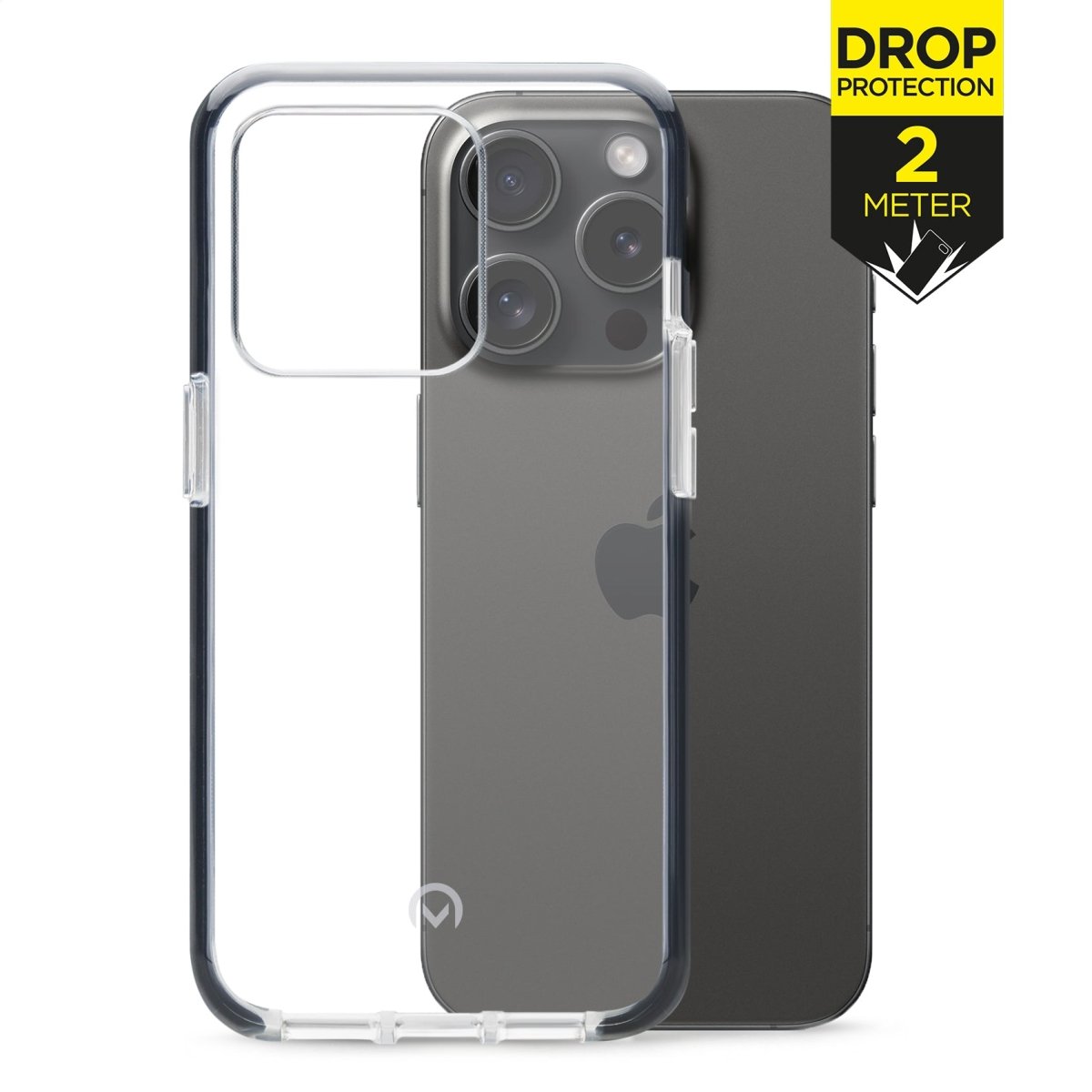 Mobilize Shatterproof Case Apple Iphone 15 Pro Black - 123TelecomShop