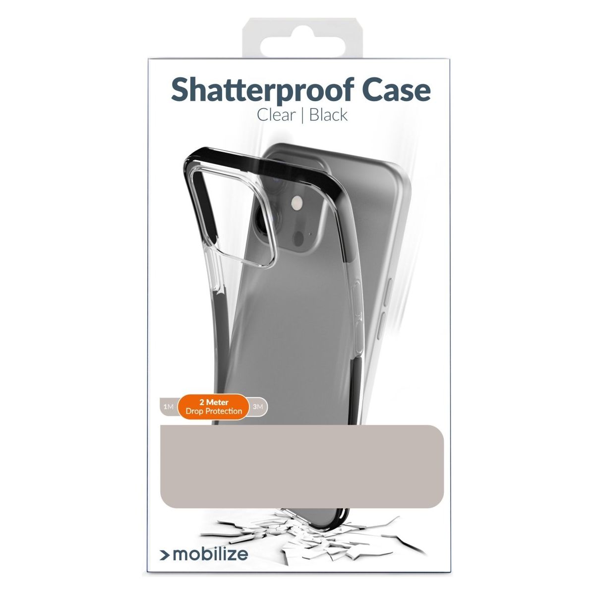 Mobilize Shatterproof Case Apple Iphone 15 Pro Max Black - 123TelecomShop
