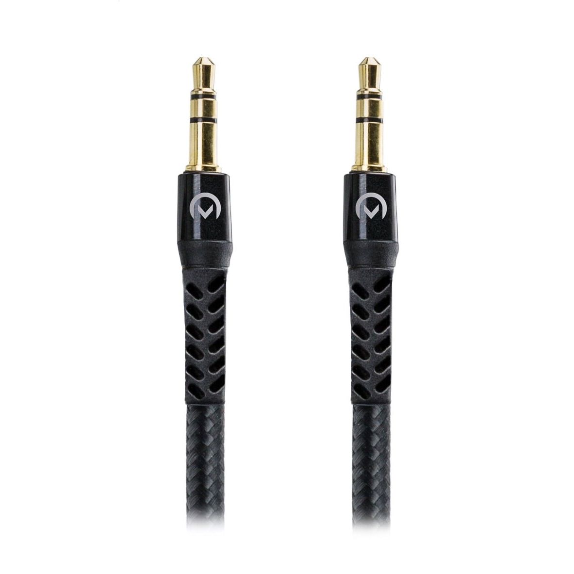 Mobilize Strong Nylon Aux Cable 1.5M Black - 123TelecomShop