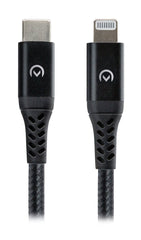 Mobilize Strong Nylon Cable Usb-C To Mfi Lightning 2M. 60W Black - 123TelecomShop