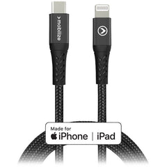Mobilize Strong Nylon Cable Usb-C To Mfi Lightning 2M. 60W Black - 123TelecomShop