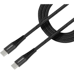 Mobilize Strong Nylon Cable Usb-C To Usb-C 1M. 100W Black - 123TelecomShop