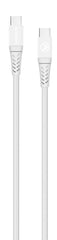Mobilize Strong Nylon Cable Usb-C To Usb-C 1M. 100W White - 123TelecomShop