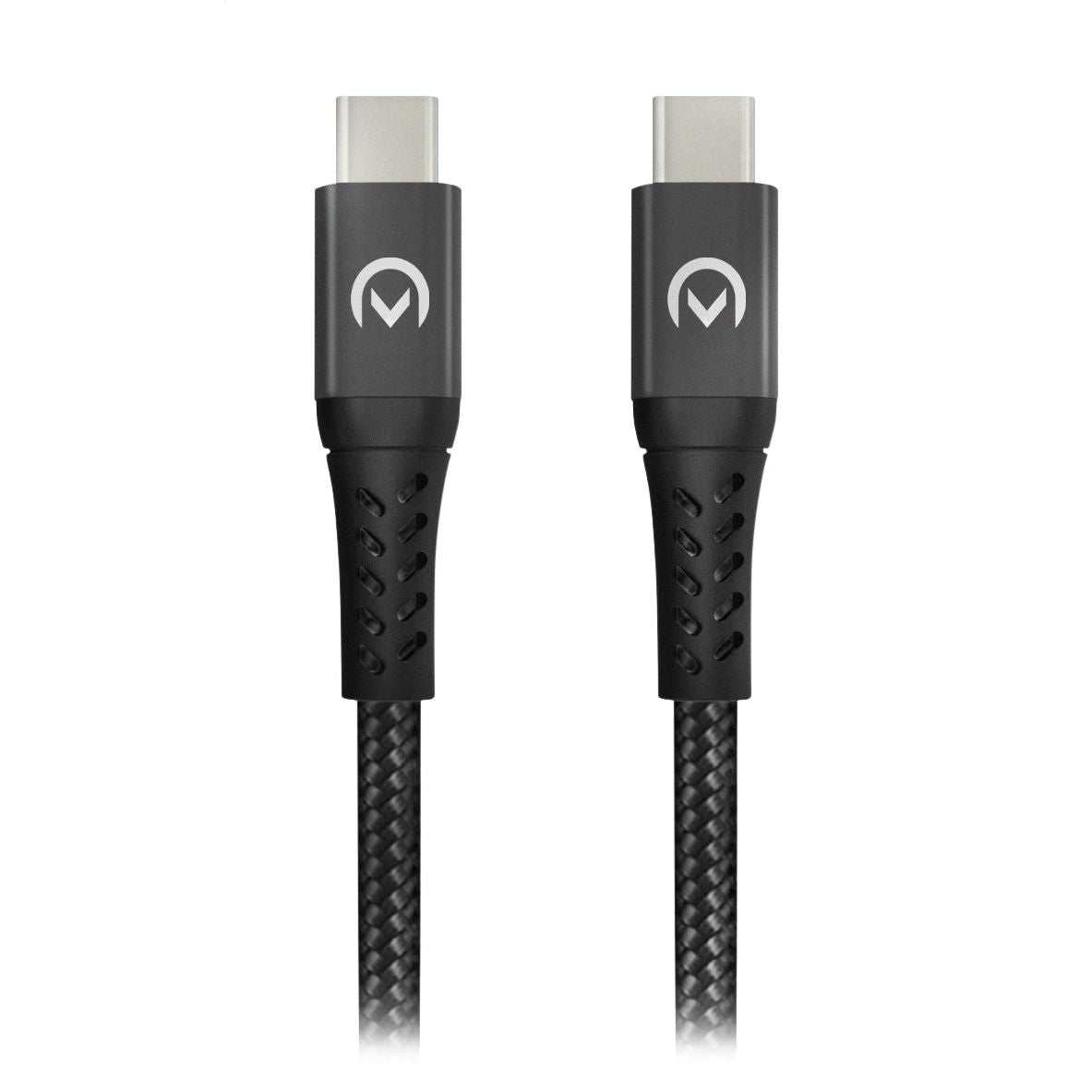 Mobilize Strong Nylon Cable Usb-C To Usb-C 2M. 100W Black - 123TelecomShop