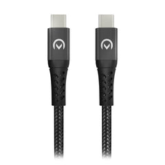 Mobilize Strong Nylon Cable Usb-C To Usb-C 2M. 100W Black - 123TelecomShop