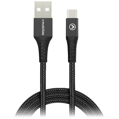 Mobilize Strong Nylon Cable Usb To Usb-C 1M. 15W Black - 123TelecomShop