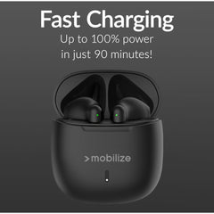 Mobilize Tws Earbuds Black - 123TelecomShop