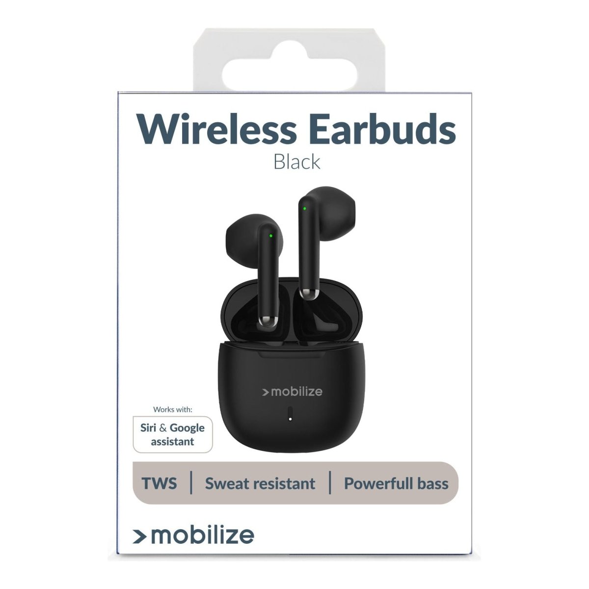 Mobilize Tws Earbuds Black - 123TelecomShop