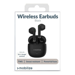 Mobilize Tws Earbuds Black - 123TelecomShop