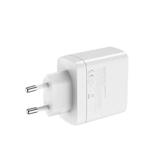 Mobilize Wall Charger 2X Usb-C + 1X Usb Gan 65W With Pd/Pps White - 123TelecomShop