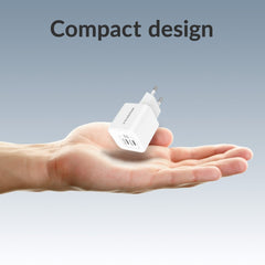 Mobilize Wall Charger 2X Usb-C Gan 45W With Pd/Pps White - 123TelecomShop