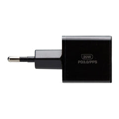 Mobilize Wall Charger Usb-C 20W With Pd + Mfi Lightning Nylon Cable 1.2M Black - 123TelecomShop