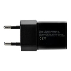 Mobilize Wall Charger Usb-C 20W With Pd + Mfi Lightning Nylon Cable 1.2M Black - 123TelecomShop
