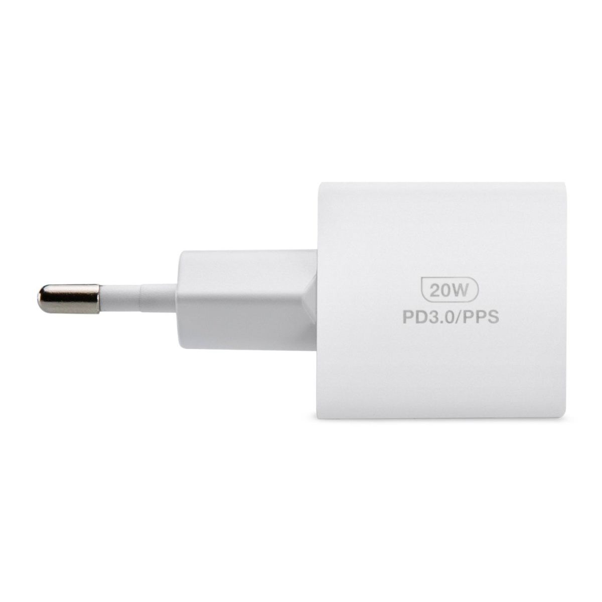 Mobilize Wall Charger Usb-C 20W With Pd + Mfi Lightning Nylon Cable 1.2M White - 123TelecomShop