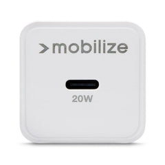 Mobilize Wall Charger Usb-C 20W With Pd/Pps White - 123TelecomShop