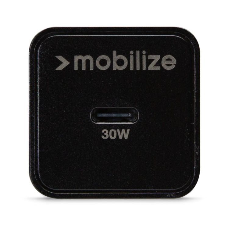 Mobilize Wall Charger Usb-C Gan 30W With Pd/Pps Black - 123TelecomShop