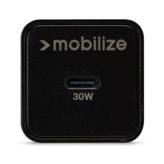 Mobilize Wall Charger Usb-C Gan 30W With Pd/Pps Black - 123TelecomShop