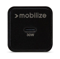 Mobilize Wall Charger Usb-C Gan 30W With Pd/Pps Black - 123TelecomShop