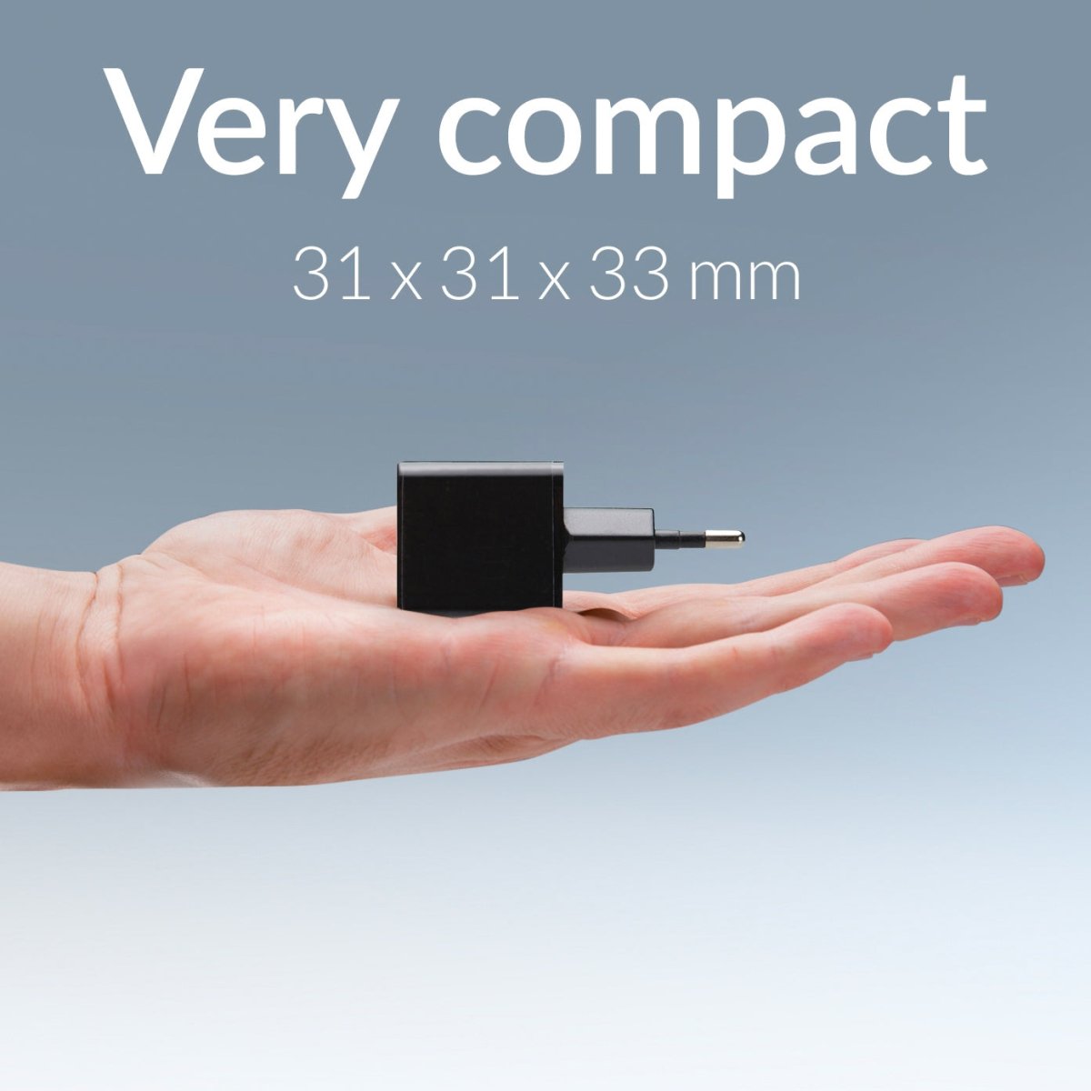 Mobilize Wall Charger Usb-C Gan 30W With Pd/Pps Black - 123TelecomShop