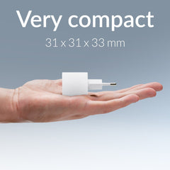 Mobilize Wall Charger Usb-C Gan 30W With Pd/Pps + Usb-C Nylon Cable 1.2M White - 123TelecomShop