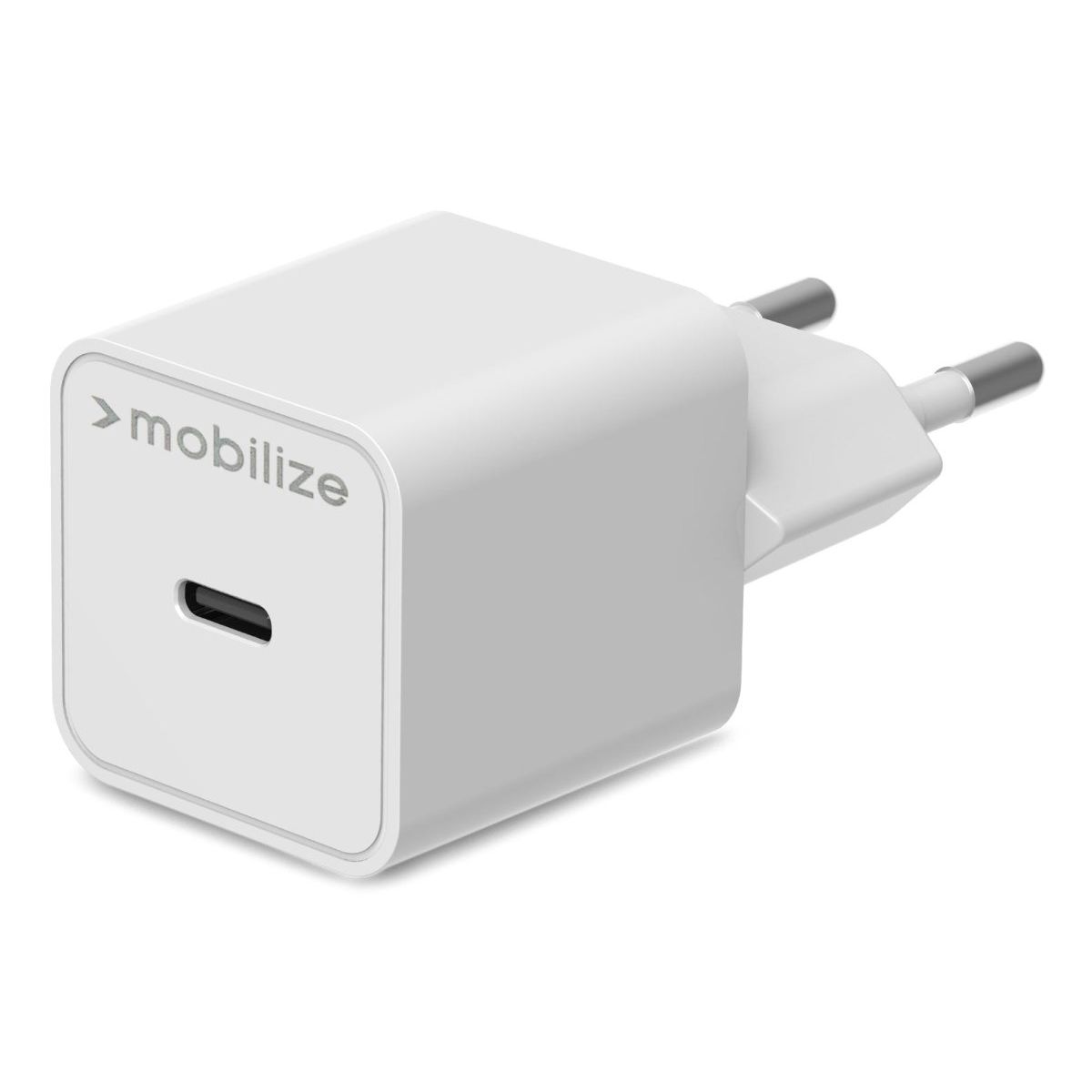 Mobilize Wall Charger Usb-C Gan 30W With Pd/Pps White - 123TelecomShop