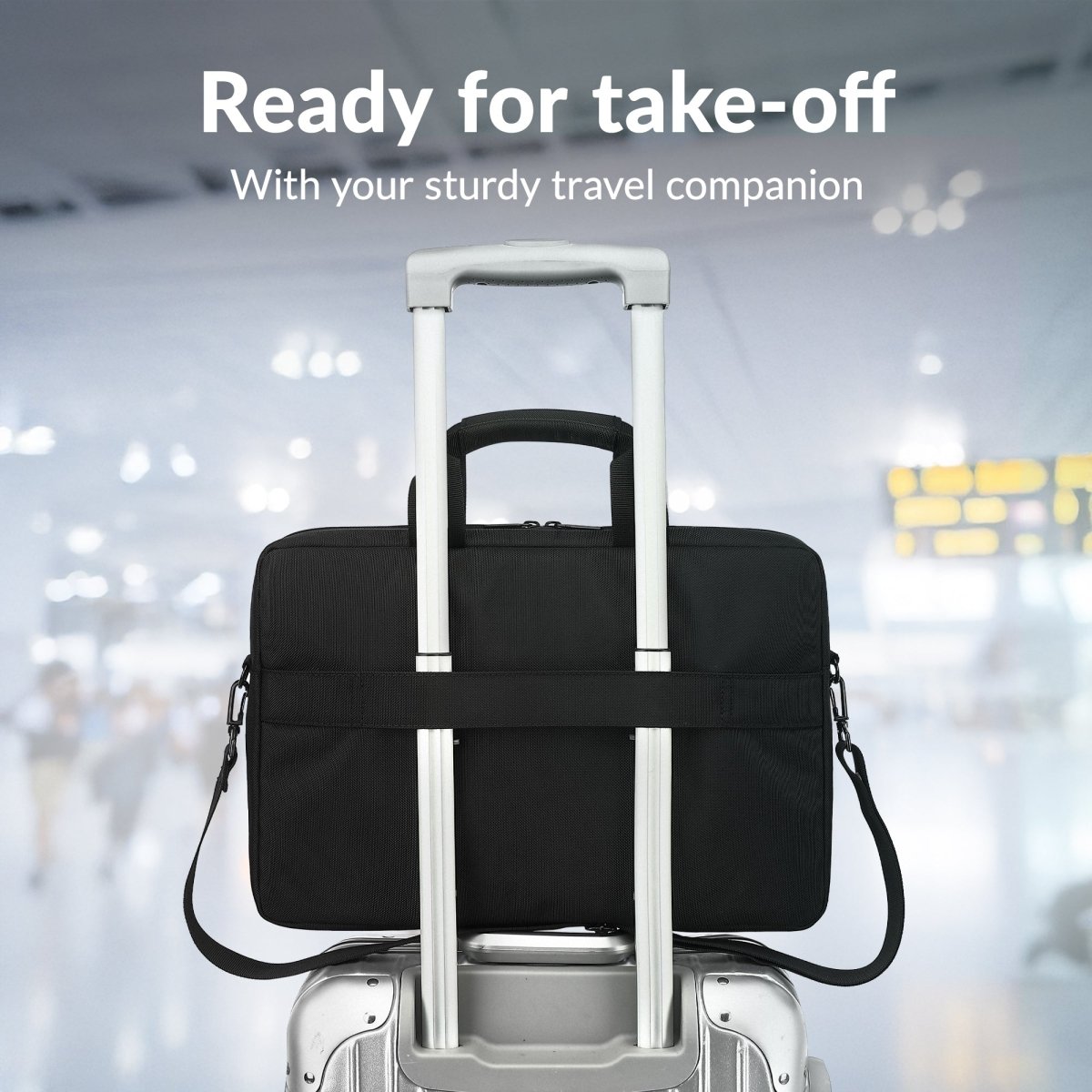 Mobilize Waterresistant Laptop Bag Up To 16Inch Black - 123TelecomShop