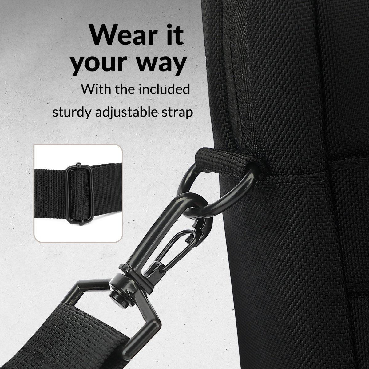 Mobilize Waterresistant Laptop Bag Up To 16Inch Black - 123TelecomShop