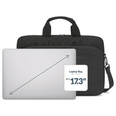 Mobilize Waterresistant Laptop Bag Up To 17.3Inch Black - 123TelecomShop