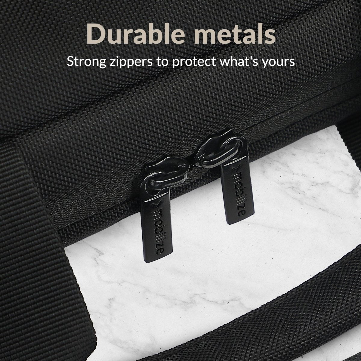 Mobilize Waterresistant Laptop Bag Up To 17.3Inch Black - 123TelecomShop