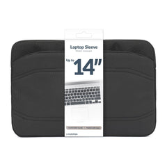 Mobilize Waterresistant Laptop Sleeve Up To 14Inch Black - 123TelecomShop