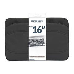 Mobilize Waterresistant Laptop Sleeve Up To 16Inch Black - 123TelecomShop