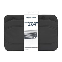 Mobilize Waterresistant Laptop Sleeve Up To 17.4Inch Black - 123TelecomShop