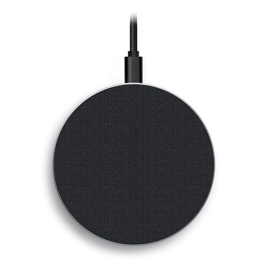 Mobilize Wireless Fast Charger Flat 5W/7.5W/10W/15W Pu Leather Grey - 123TelecomShop