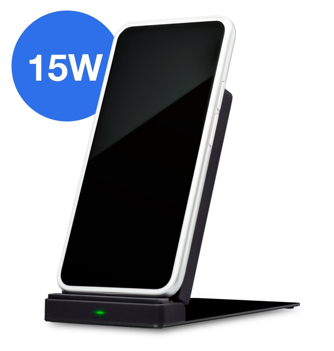 Mobilize Wireless Fast Charger Foldable 5W/7.5W/10W/15W Pu Leather Black - 123TelecomShop