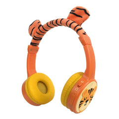 Mobilize Wireless/Wired Over Ear Kids Headphone 85Db Tiger - 123TelecomShop