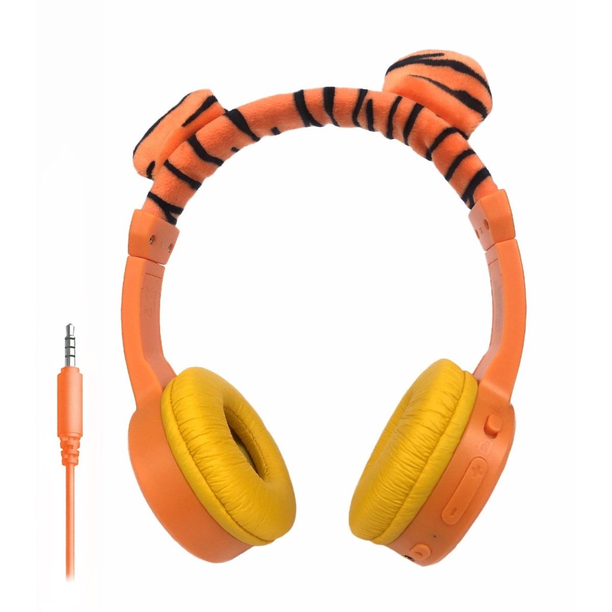 Mobilize Wireless/Wired Over Ear Kids Headphone 85Db Tiger - 123TelecomShop