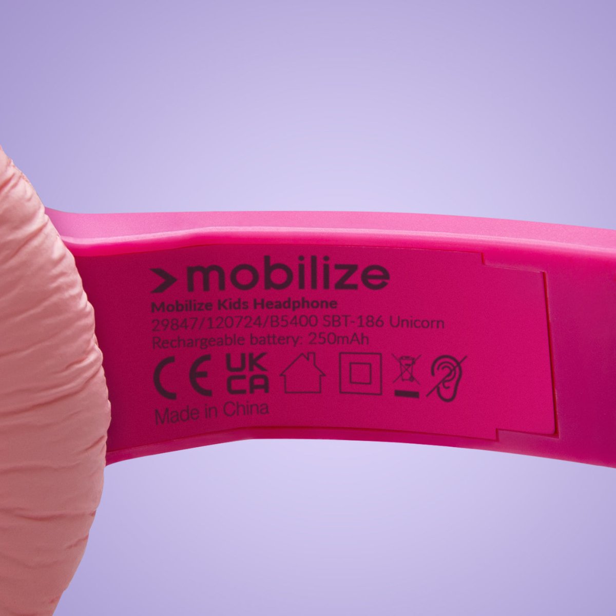 Mobilize Wireless/Wired Over Ear Kids Headphone 85Db Unicorn - 123TelecomShop