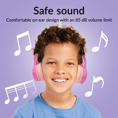 Mobilize Wireless/Wired Over Ear Kids Headphone 85Db Unicorn - 123TelecomShop
