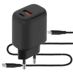 Mobiparts Adapter Met Kabel - 20W - USB - C en Apple Lightning - Zwart - 123TelecomShop