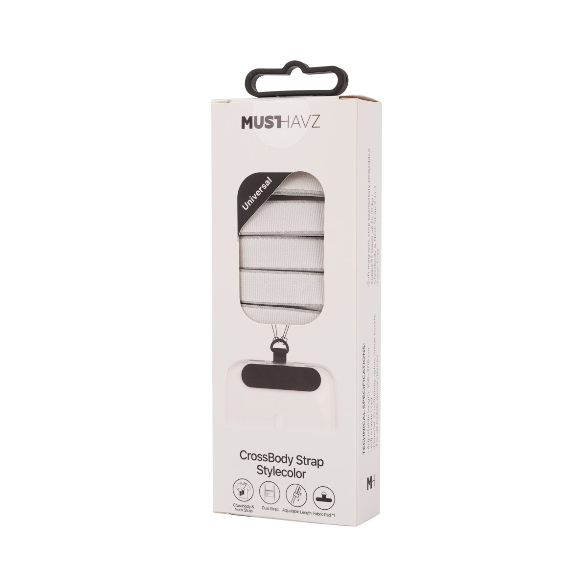 Musthavz Draagkoord - Grijs - 123TelecomShop