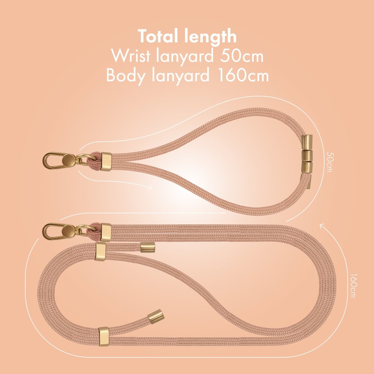 My Style Body & Wrist (2 - Pack) Lanyard Set - Pink - 123TelecomShop